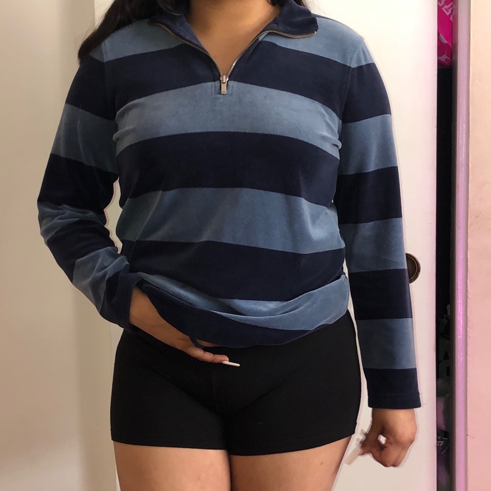 A pullover quarter zip